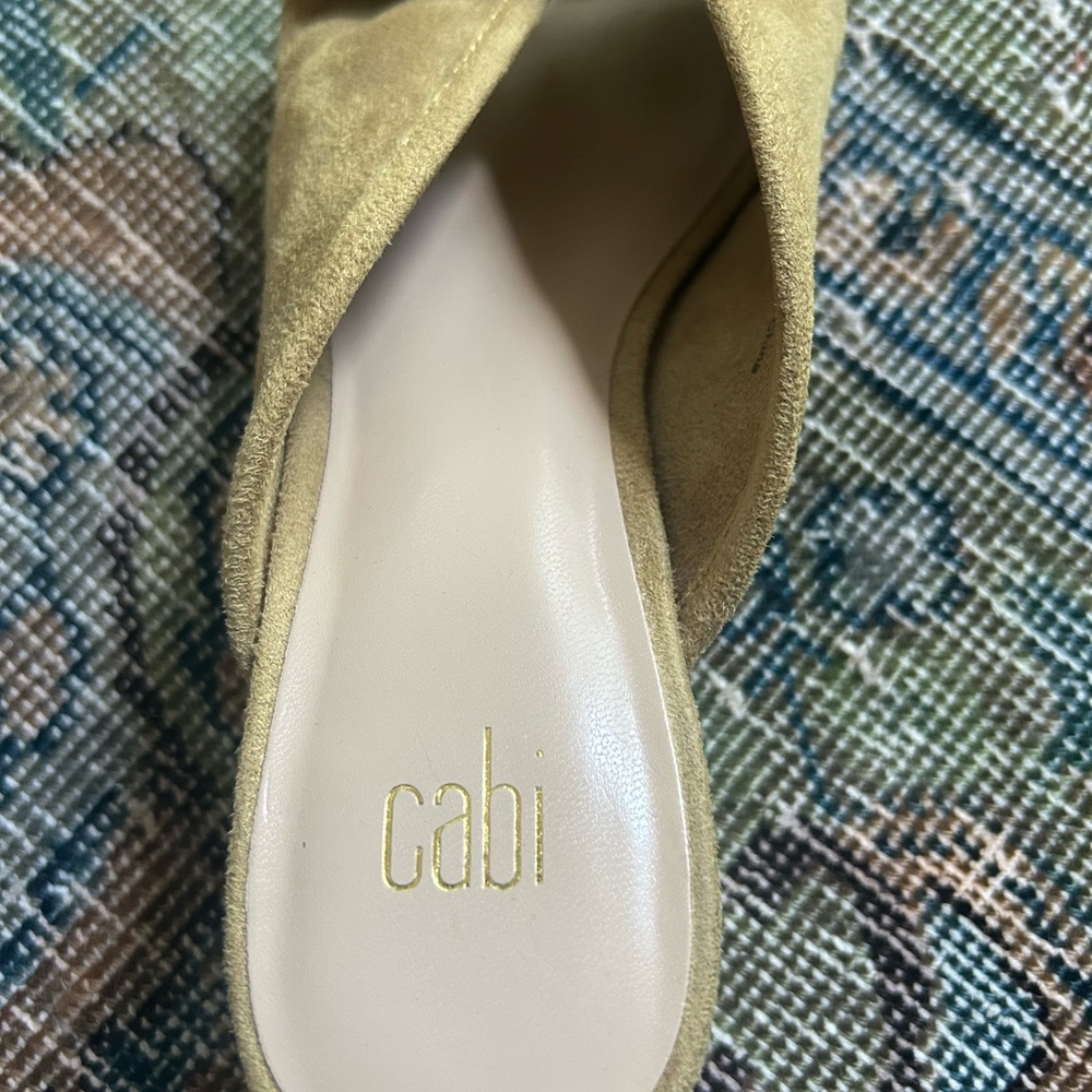 CAbi Chartreuse Women's Mules - Picture 6 of 7